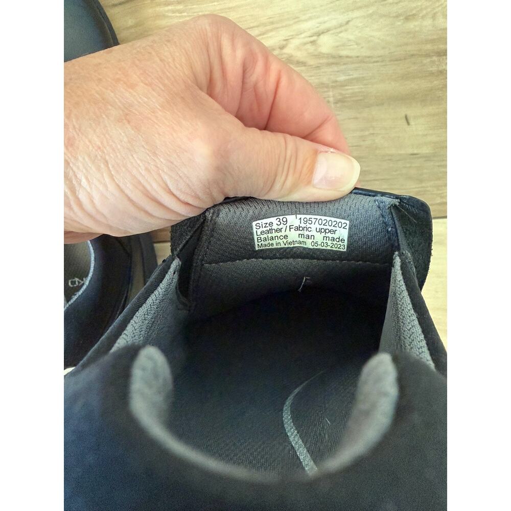 Dansko Neci Women’s Black Leather Slip-On Shoes Slip Resistant EU 39 US 8.5 - Picture 6 of 9